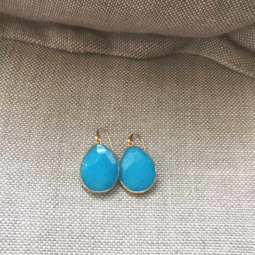Blue Stella and Dot earrings